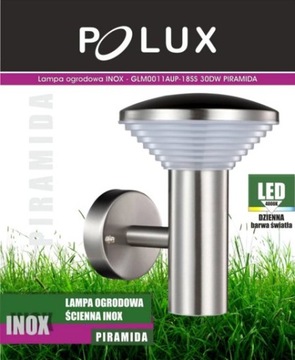 POLUX PYRAMID GARDEN НАСТЕННЫЙ СВЕТИЛЬНИК 304360 INOX LED FV