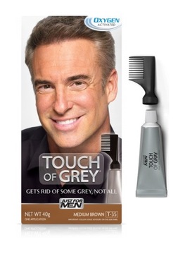 JUST For Men Touch Of Grey T35 # ŚREDNI BRĄZ