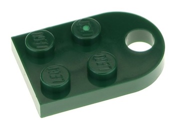 LEGO Płytka z dziurką 3x2 3176 6064112 zielona ciemna