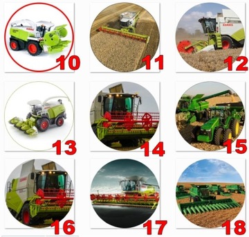 GRUBY OPŁATEK PREMIUM TORT TRAKTOR CIĄGNIK 20cm URSUS wzór28 + NAPIS GRATIS