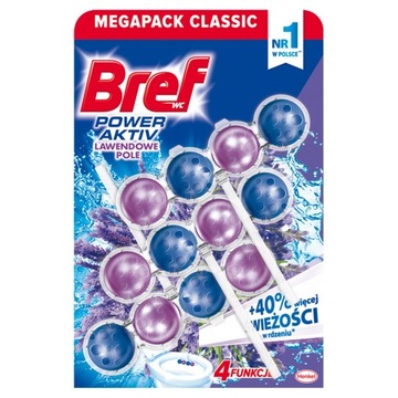 Bref Power Zawieszka do muszli WC Lawenda, 3 szt