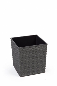 DONICA JUKA RATTAN Z WKŁADEM H25 25x25 grafit