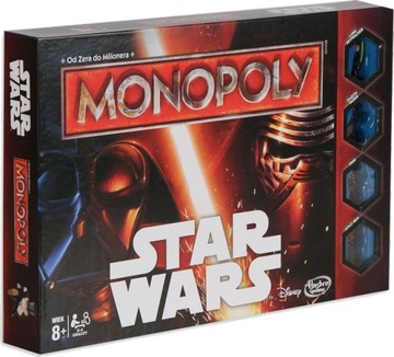 MONOPOLY STAR WARS ~HASBRO~MONOPOL GRA B0324~FOLIA