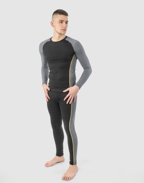 Bielizna Termoaktywna Termiczna Sportowa Koszulka Spodnie KRAMP CARBONDR XL