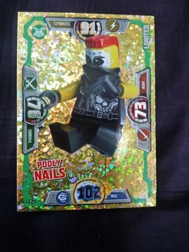 karta NINJAGO 3, limited edition LE21 PODŁY NAILS