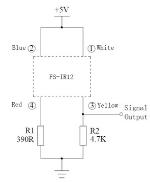 Оптический датчик уровня FS-IR12 (150 см)