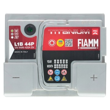 АККУМУЛЯТОР FIAMM TITANIUM PRO L1B44P 44Ач 420А