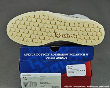 Размер обуви REEBOK REEFUNK II 38