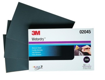 3M 02045 papier ścierny wodny microfine P2500