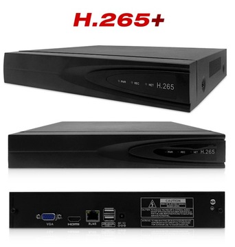 2x FULL HD SONY МОНИТОРИНГ H265+ NVR POE WDR IR