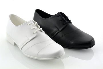 ЧЕРНЫЕ ТОРЖЕСТВЕННЫЕ ОБУВИ ДЛЯ МАЛЬЧИКОВ PL r35