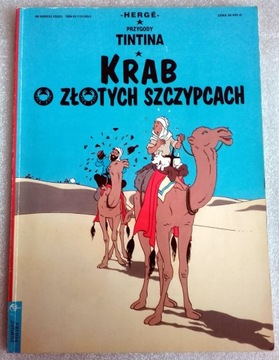 PRZYGODY TINTINA Krab o złotych szczypcach - HERGE