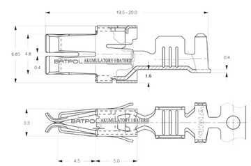 РАЗЪЕМ «МАМА» VW SPT 2,5–4,0 мм2 000 979 306E