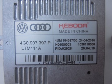 MĚNIČ MODUL LED AUDI XENON 4G0907397P NOVÁ