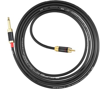 Кабельный кабель 2x 6,3 Jack mono - 2x RCA Klotz 10м