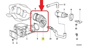 РАСХОД ВОЗДУХА BMW 3 E36 318i 318is ti