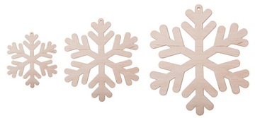 ŚNIEŻYNKI płatek śniegu KOMPLET DECOUPAGE S17 EKO