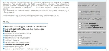 120x200 СМЯГЧАЮЩИЙ МАТРАС TOP 10 ДЕТСКИЙ