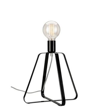 1 CZARNA LAMPKA NOCNA RICCARDO LOFT INDUSTRIAL E27