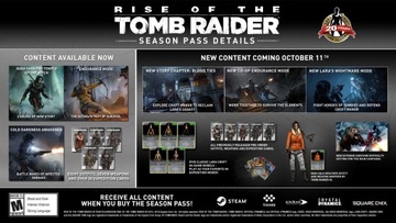 RISE OF THE TOMB RAIDER + 20-ЛЕТНИЙ СЕЗОННЫЙ ПРОПУСК STEAM PL KEY + БЕСПЛАТНО