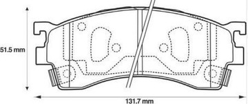 УСТАНОВОЧНЫЙ КОМПЛЕКТ. БЛОКИ ПЕРЕДНИЕ MAZDA 323 626 PREMACY