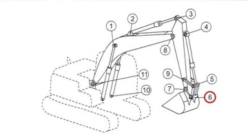 ВТУЛКА УПЛОТНЕНИЯ KOMATSU PC200, 20Y7023230