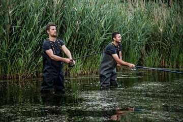 Pros Fishing Waders Подтяжки Черный Польский