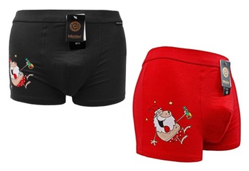Intimidao BOKSERKI MĘSKIE ŚWIĄTECZNE 2-PAK M/L