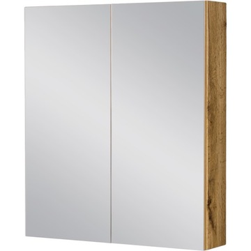 FOKUS szafka z lustrem 70cm dąb naturalny