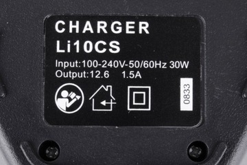 ЗАРЯДНОЕ УСТРОЙСТВО ДЛЯ ОТВЕРТКИ 12V 1H LI-ION