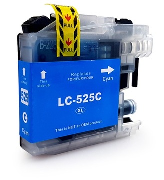 Для BROTHER J100 J105 J200 LC525 525 CMY XXL100%НОВЫЙ