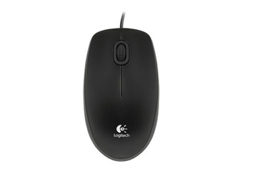 Проводная мышь Logitech B100 черная USB 800 DPI