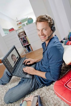 USB-наушники SENNHEISER PC 7 с откидным микрофоном