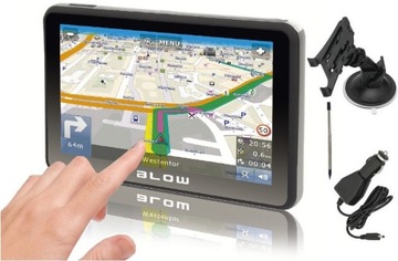 BLOW NAVIGATION GPS590 5-ДЮЙМОВЫЙ ЭКРАН КАРТЫ ЕВРОПЫ PL