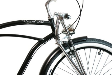 Мужской велосипед Beach Cruiser 26 черный SPRINGER MAT RoyalBi shimano 3 скорости