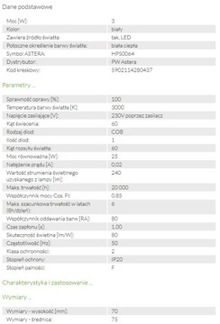 Накладная светодиодная трубчатая лампа, матовый белый, 3Вт 3000К