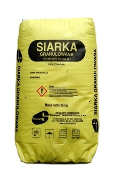 SIARKA GRANULOWANA - 25kg, odkażanie, zakwaszanie