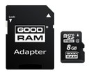 КАРТА GOODRAM MICRO SD ПАМЯТЬ 8 ГБ + SD-АДАПТЕР