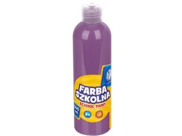 FARBA SZKOLNA ASTRA PLAKATOWA 500ML ŚLIWKOWA