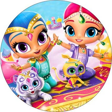 ВОЛНЫ для торта SHIMMER and SHINE, круг 20 см, толщина