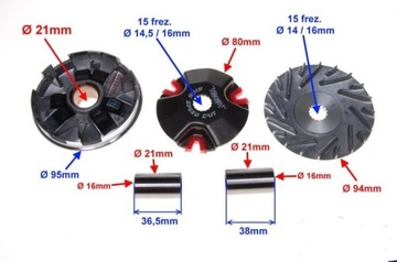 ВАРИАНТ 2T TUNING KEEWAY LONGJIA ВАЛ 16 мм 15 бесплатно