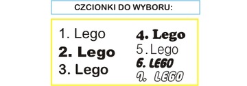 LEGO ЧЕЛОВЕК С ИМЕННОЙ НАКЛЕЙКОЙ КОМНАТА МАЛЬЧИКА M