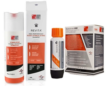Zestaw na łysienie USA /Szampon Revita+spectral RS