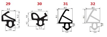 ALUPLAST S-1559 Уплотнители окон