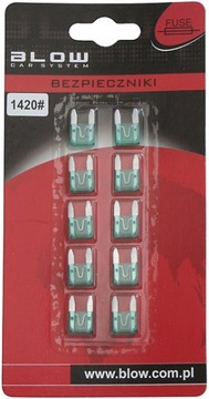 Bezpieczniki samochodowe MINI 30A 10szt.___1420-10
