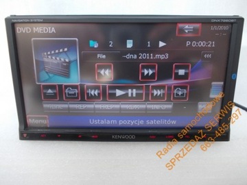 KENWOOD DNX7260BT GPS 2023 USB DVD BT GWARANCJA