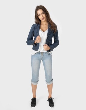 Żakiet Marynarka Katana Damska Jeans Dżins 121 r M