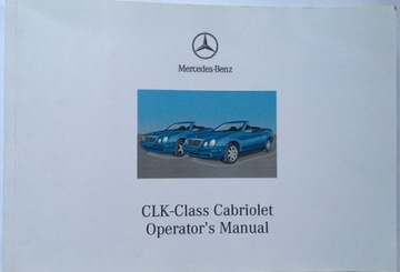 Mercedes CLK w208 instrukcja obsługi 97-03 cabrio