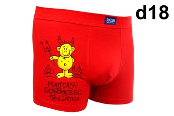 Боксеры в подарок на 18, 30, 40, 50, 60 лет, дизайн на ДЕНЬ РОЖДЕНИЯ