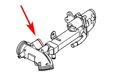 079a Заглушка EGR VOLVO D5 2.4 D S60 S80 V70 XC70